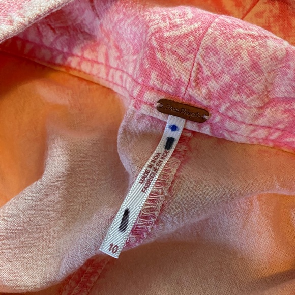 NWOT Free People size 10 cotton baggy stonewashed - Picture 7 of 8